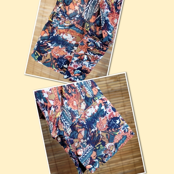 AQUA Floral Chiffon Puff Sleeve Dress 🦋 - Picture 11 of 12